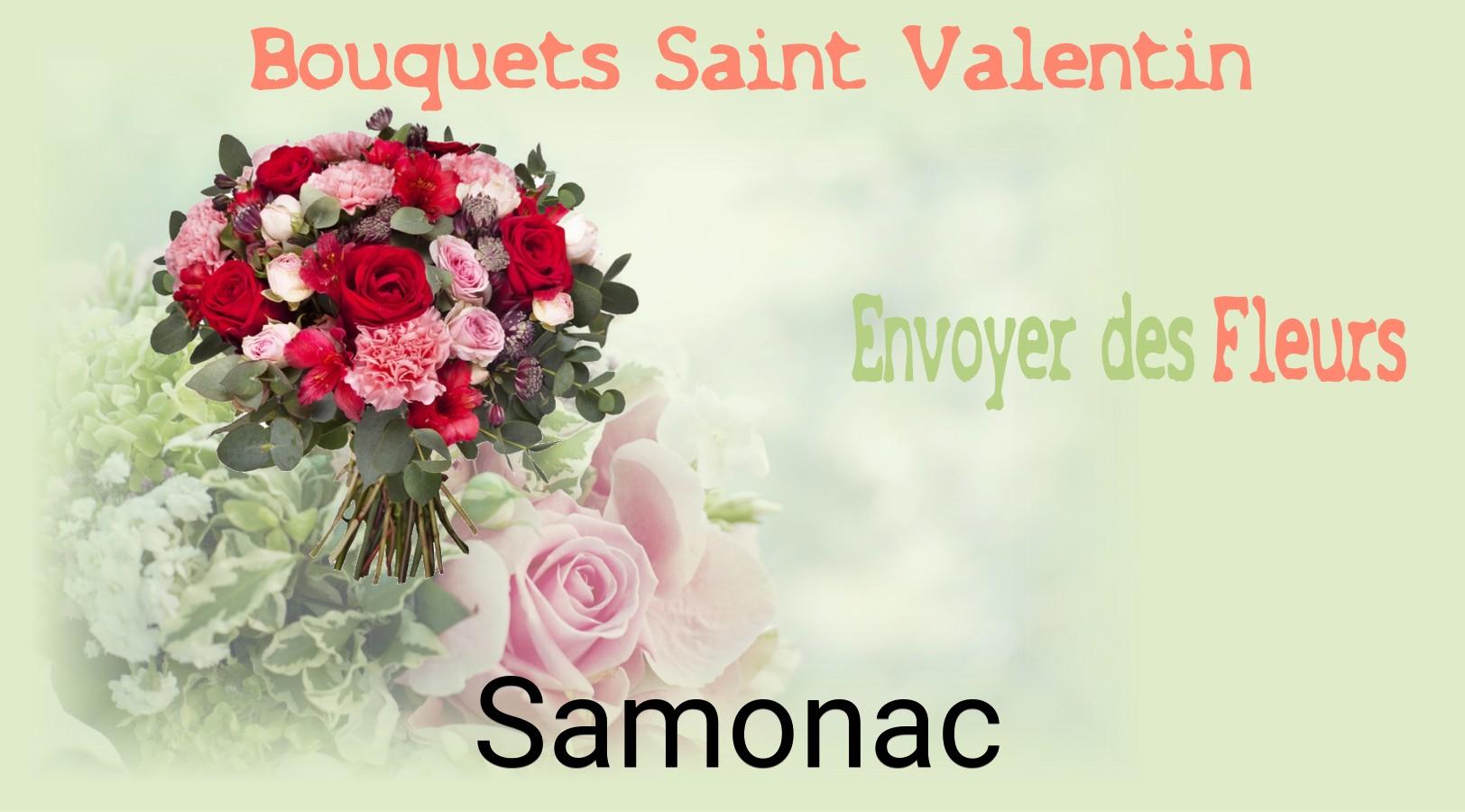Roses de Saint-Valentin livrées à Samonac